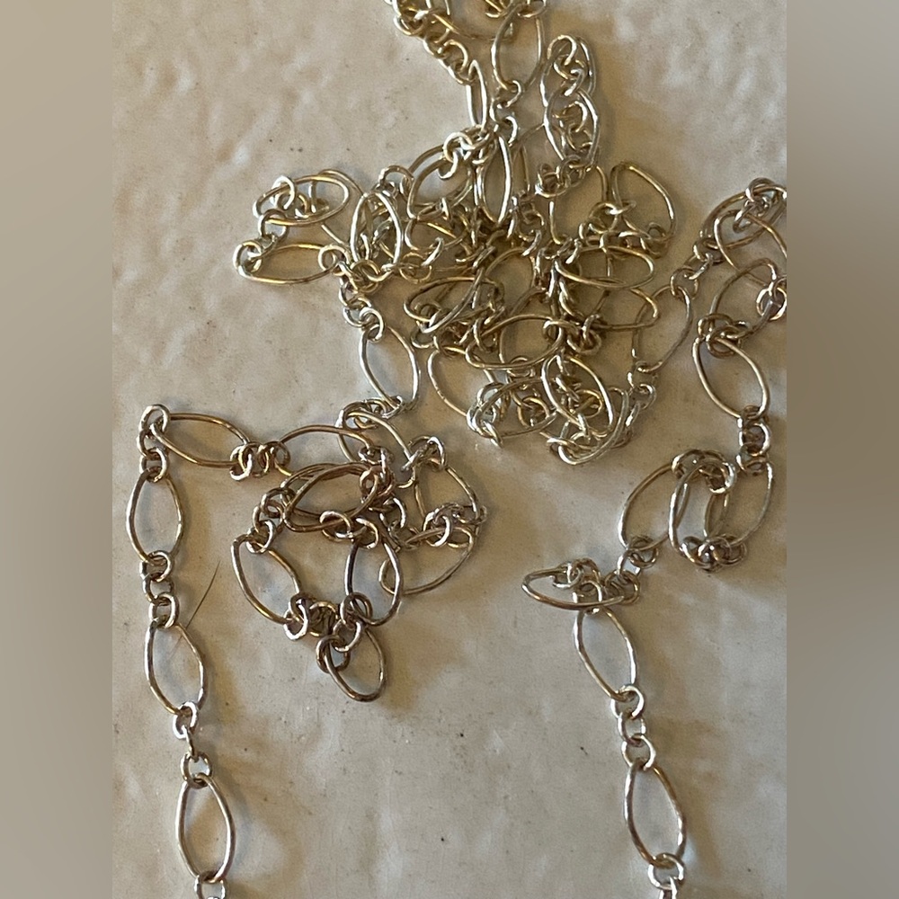 Sterling & Chinese Turquoise Necklace - Picture 4 of 8